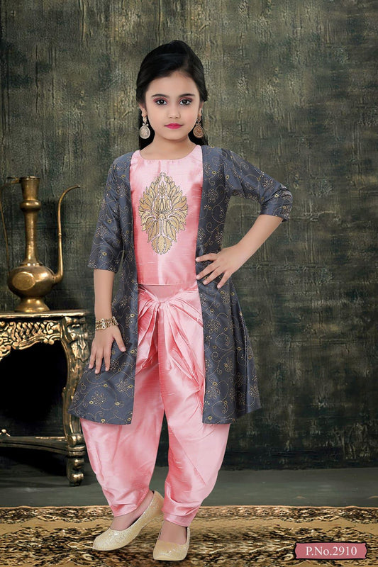 Punjabi Girl in Patiala Suit with Coffee Colour Patiala Salwar